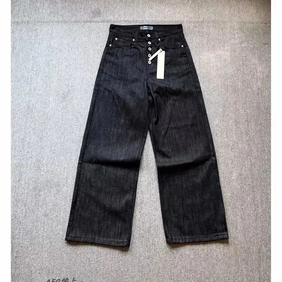 Embroidery Studio - Calças Jeans Baggy No Faith Studios