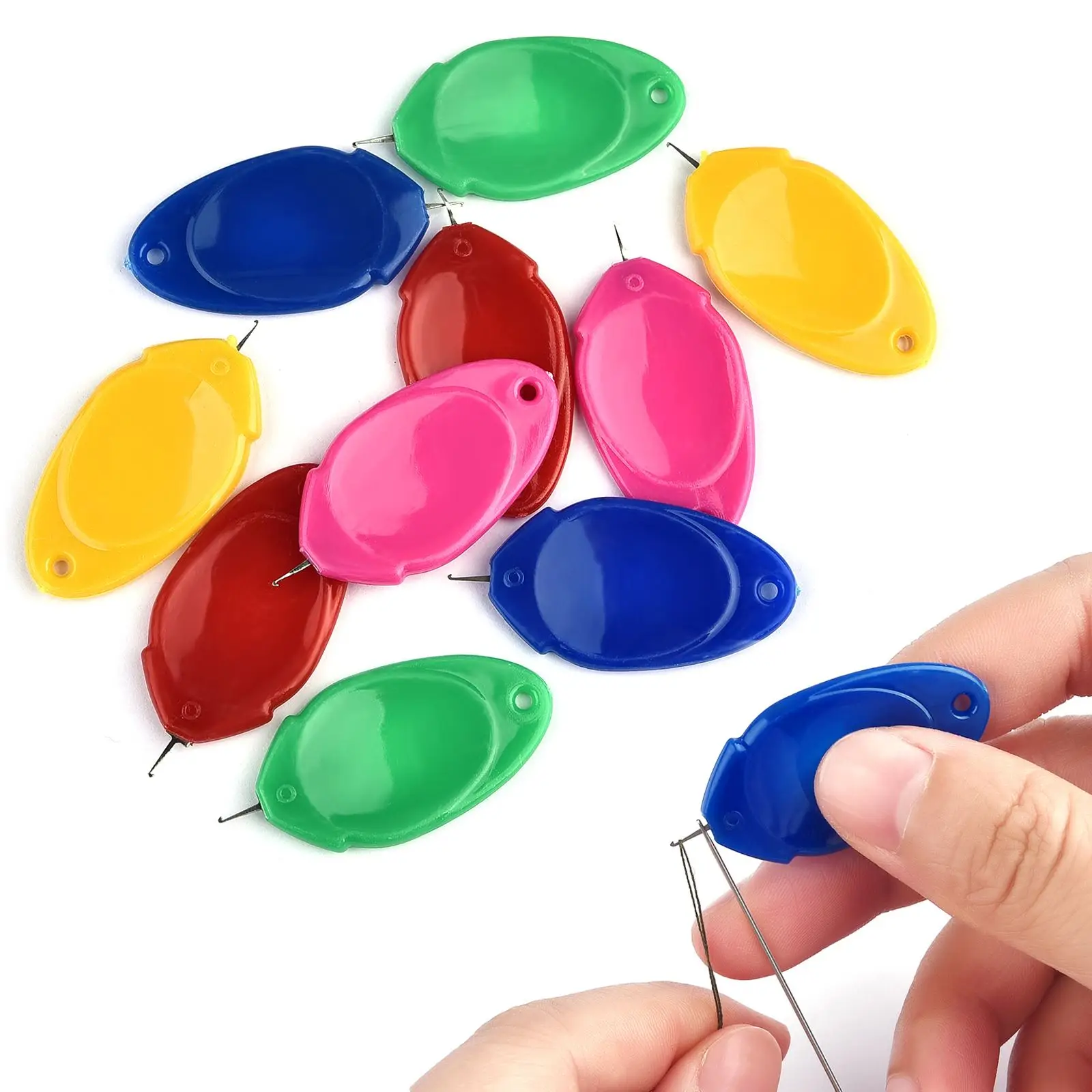Embroidery Software - 10 pçs agulha threader idosos guia
