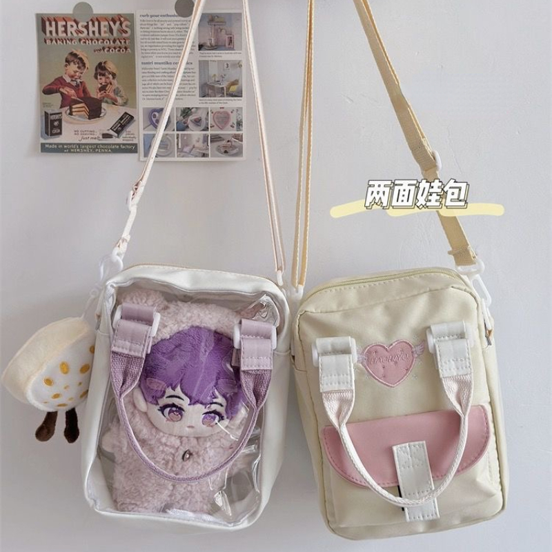 Embroidery Love - Estilo Japonês Kawaii Ita saco Mulheres
