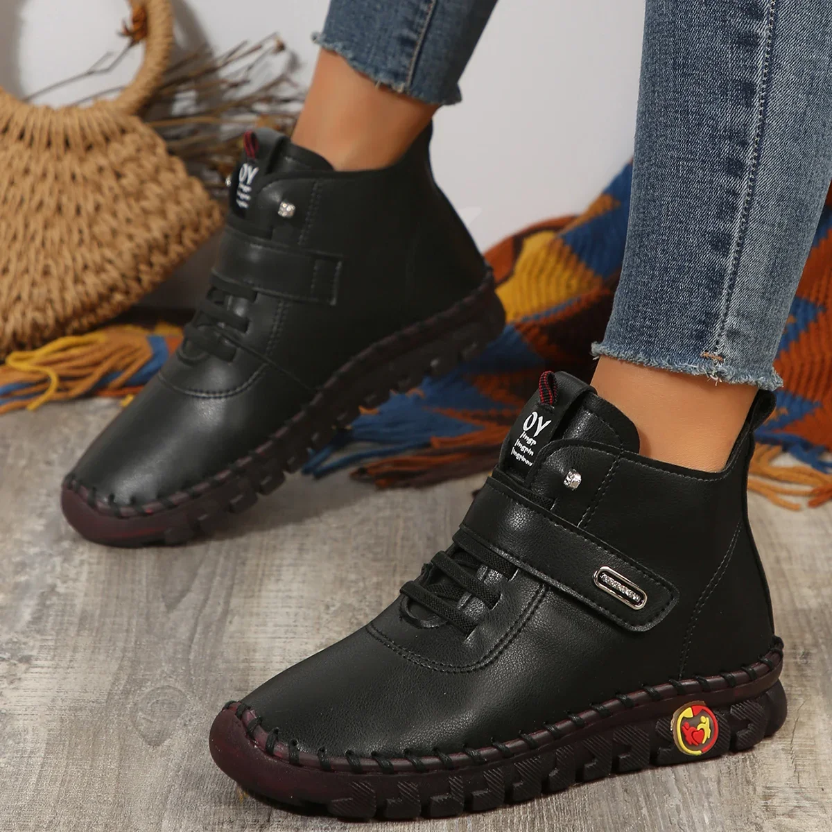 Embroidery Yarns - Botas mulher inverno 2025 novas botas