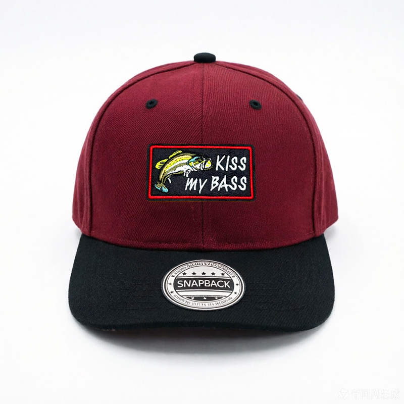 Embroidery Kiss - Novo Boné Unissex com Bordado Kiss