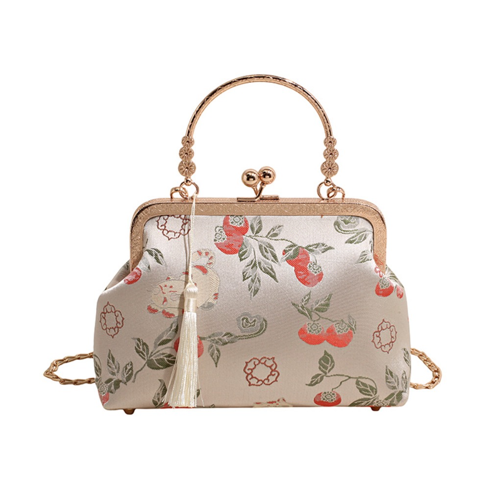 Embroidery Kiss - Bolsa de Ombro de Estilo Chinês