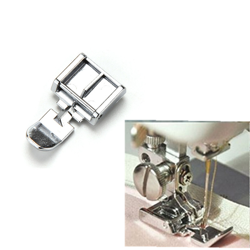 Embroidery Generator - Metal Zipper calcador pé, único lados,