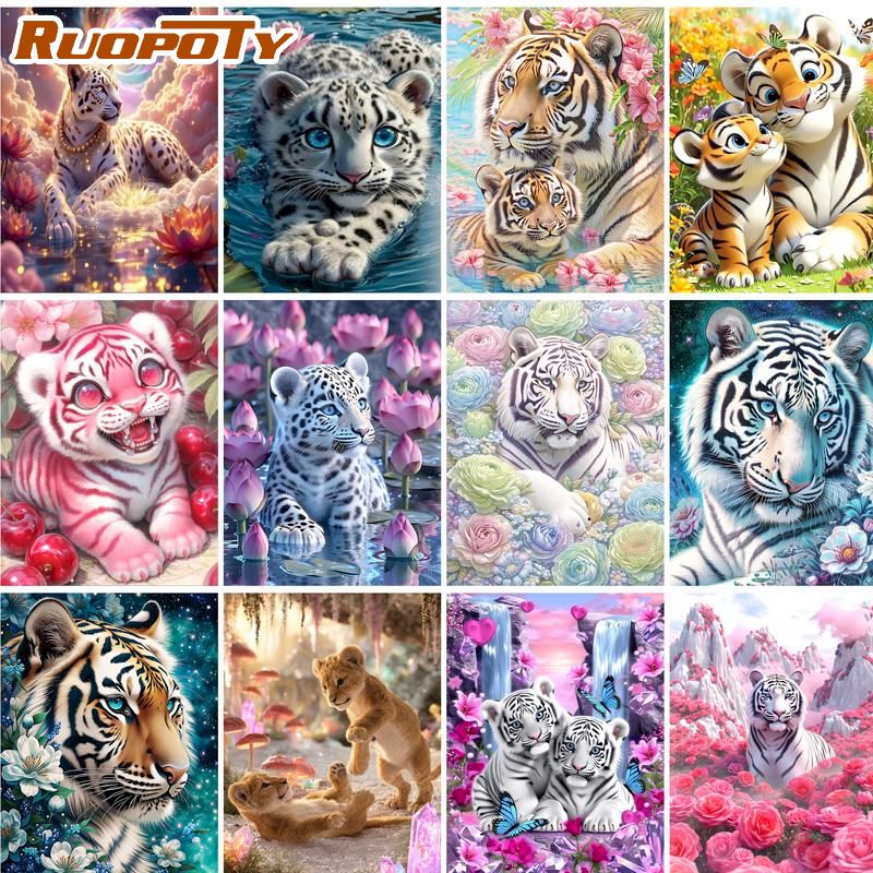Embroidery Ideas For Bags - Kits de Pintura Diamante RUOPOTY: Presentes