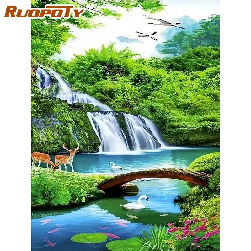 Embroidery Ideas For Bags - Kits de Pintura com Diamantes RUOPOTY