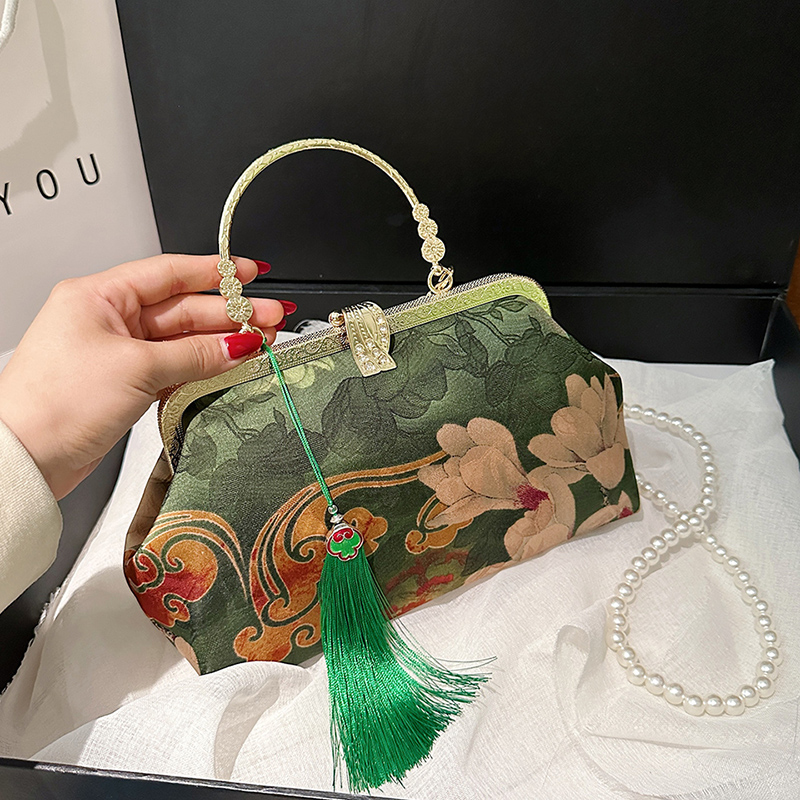 Elegante bordado sacos de ombr - Embroidery Ideas For Bags avaliação e preço