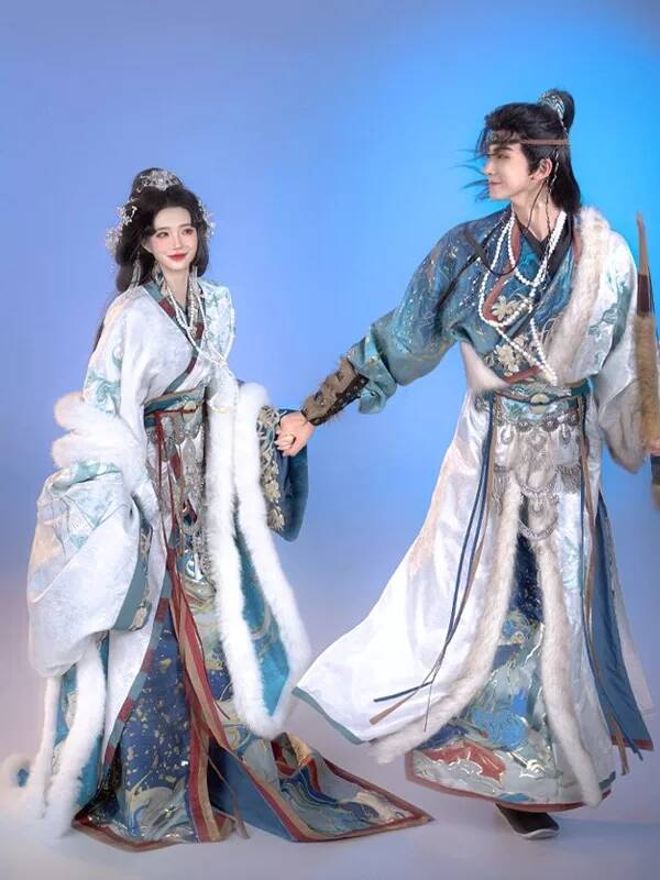 Novo Hanfu Feminino Zhan Guo R - Embroidery Cotton avaliação e preço