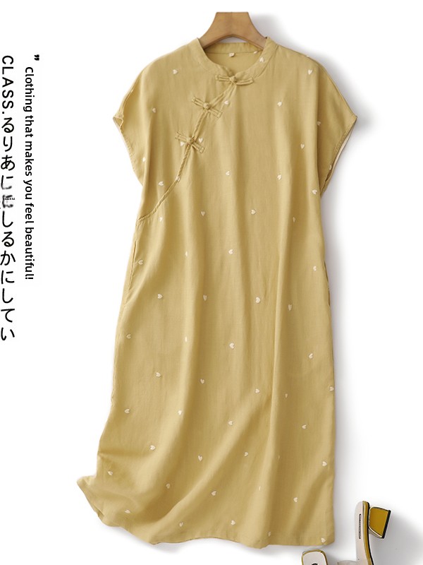 Novo Vestido Feminino Estilo C - Embroidery Love avaliação e preço