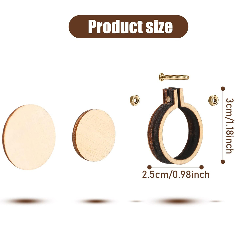10 pçs/set de madeira mini bor - Embroidery Zone avaliação e preço