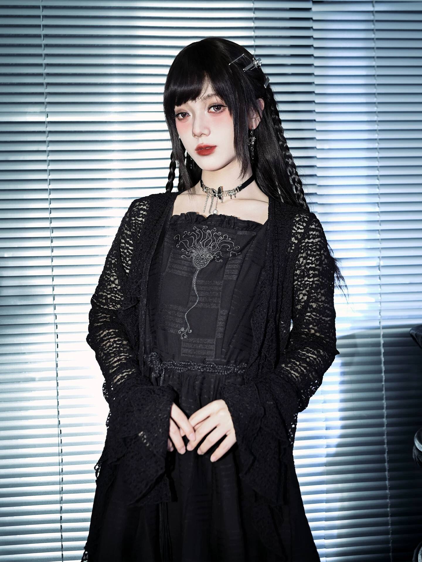 Novo Vestido Longo Preto de Du - Embroidery Cotton avaliação e preço