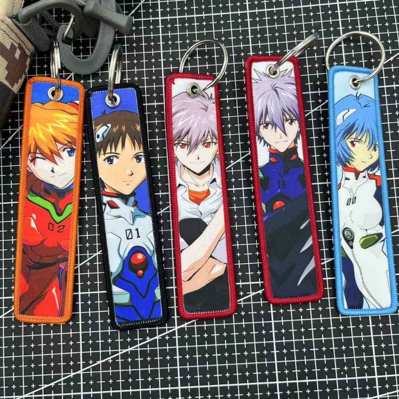 Evangelion chaveiro anime bord - Embroidery Zone avaliação e preço