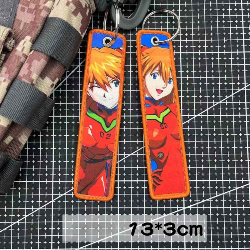 Evangelion chaveiro anime bord - Embroidery Zone avaliação e preço