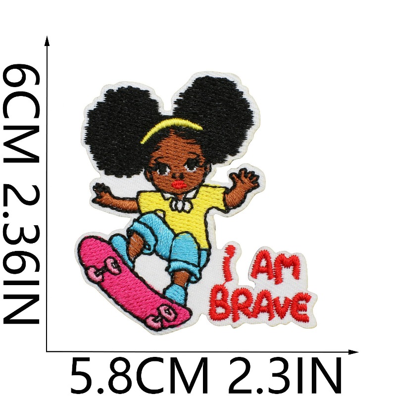 Bonito preto menina bebê indep - Embroidery On Black Shirt avaliação e preço