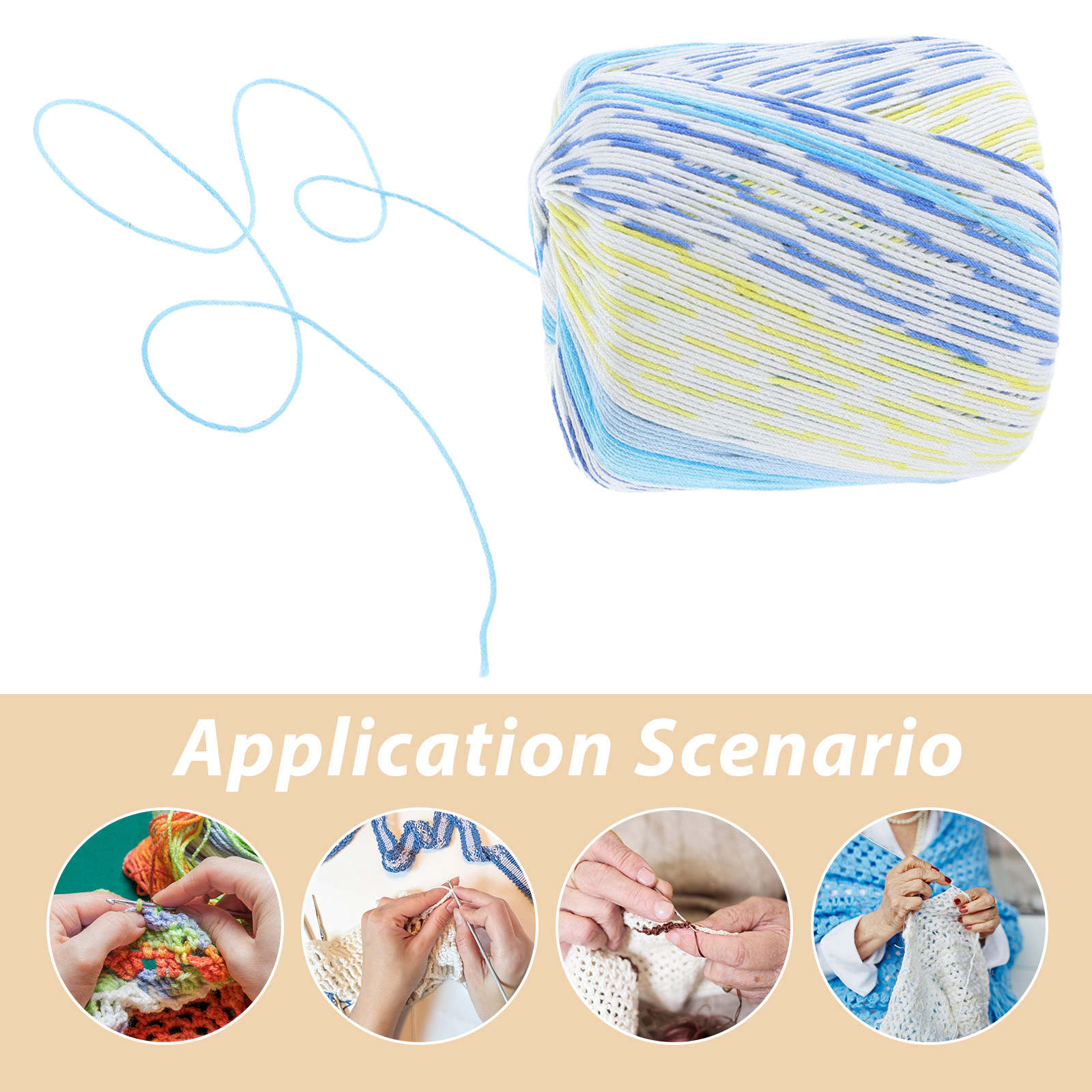 Fio de Crochê de Algodão Macio - Embroidery Yarns avaliação e preço