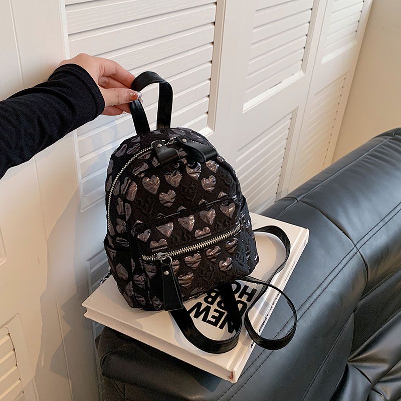 Mini mochila com bordado de am - Embroidery Love avaliação e preço