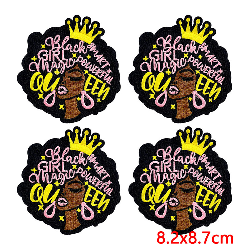10PCS/Lote Patches Bordados Te - Embroidery On Black Shirt avaliação e preço