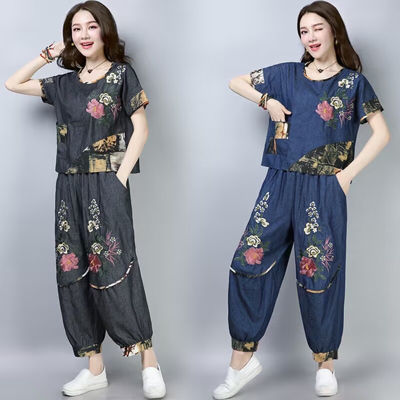 Conjunto feminino plus size es - Embroidery In The Piece avaliação e preço