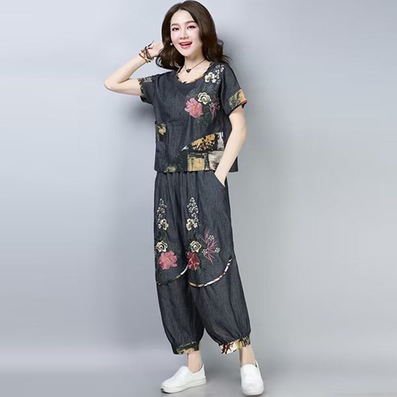 Conjunto feminino plus size es - Embroidery In The Piece avaliação e preço