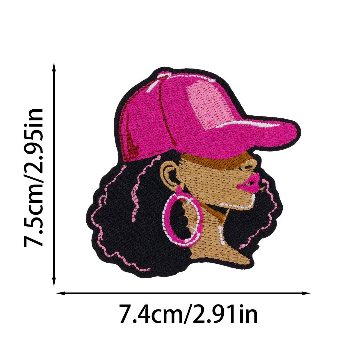 Moda dos desenhos animados pre - Embroidery On Black Shirt avaliação e preço