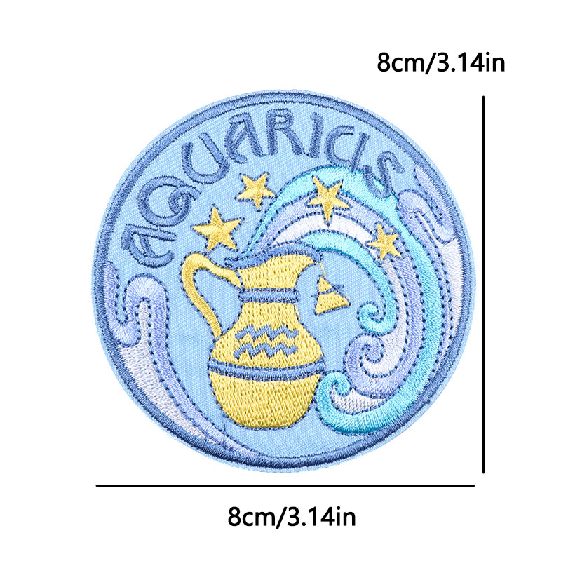 Constelação do zodíaco ferro n - Embroidery Ideas For Bags avaliação e preço