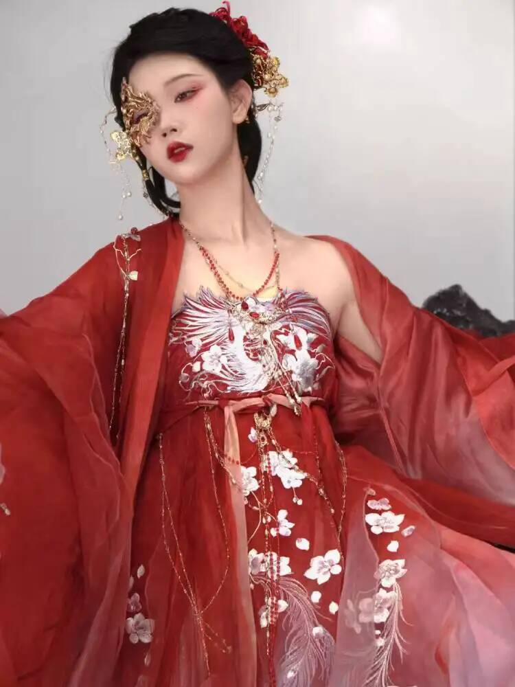 Feminino em hanfu pesado borda - Embroidery Cotton avaliação e preço