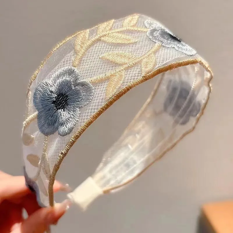 1/3 pçs elegante chiffon borda - Embroidery Zone avaliação e preço