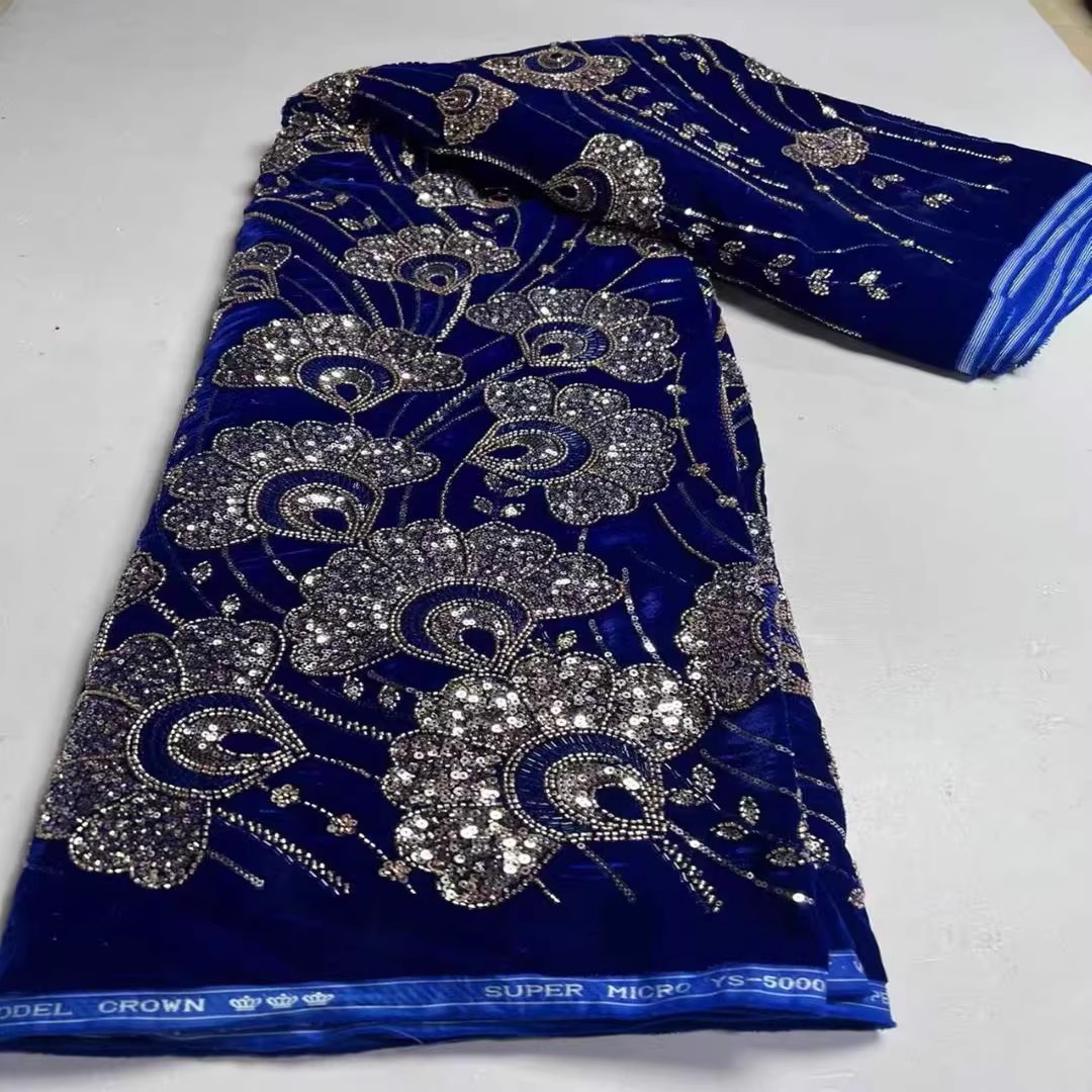 Tecido de veludo com lantejoul - Embroidery Youtube avaliação e preço