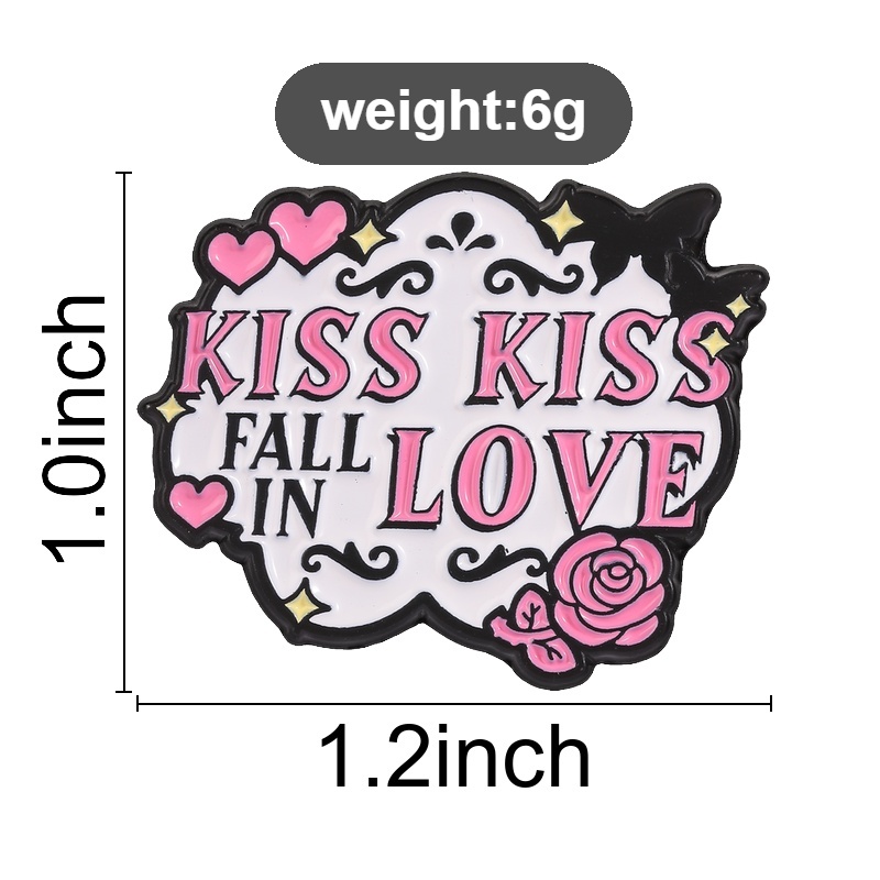 Broches de Metal Esmaltados Ki - Embroidery Kiss avaliação e preço
