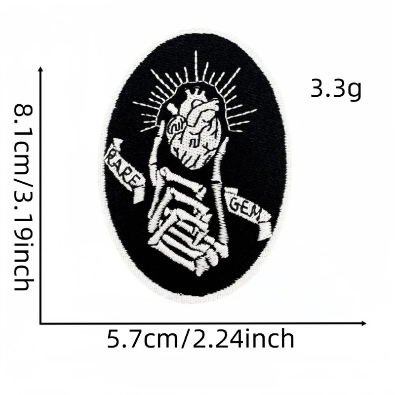 Patches e Emblemas Bordados Te - Embroidery On Black Shirt avaliação e preço