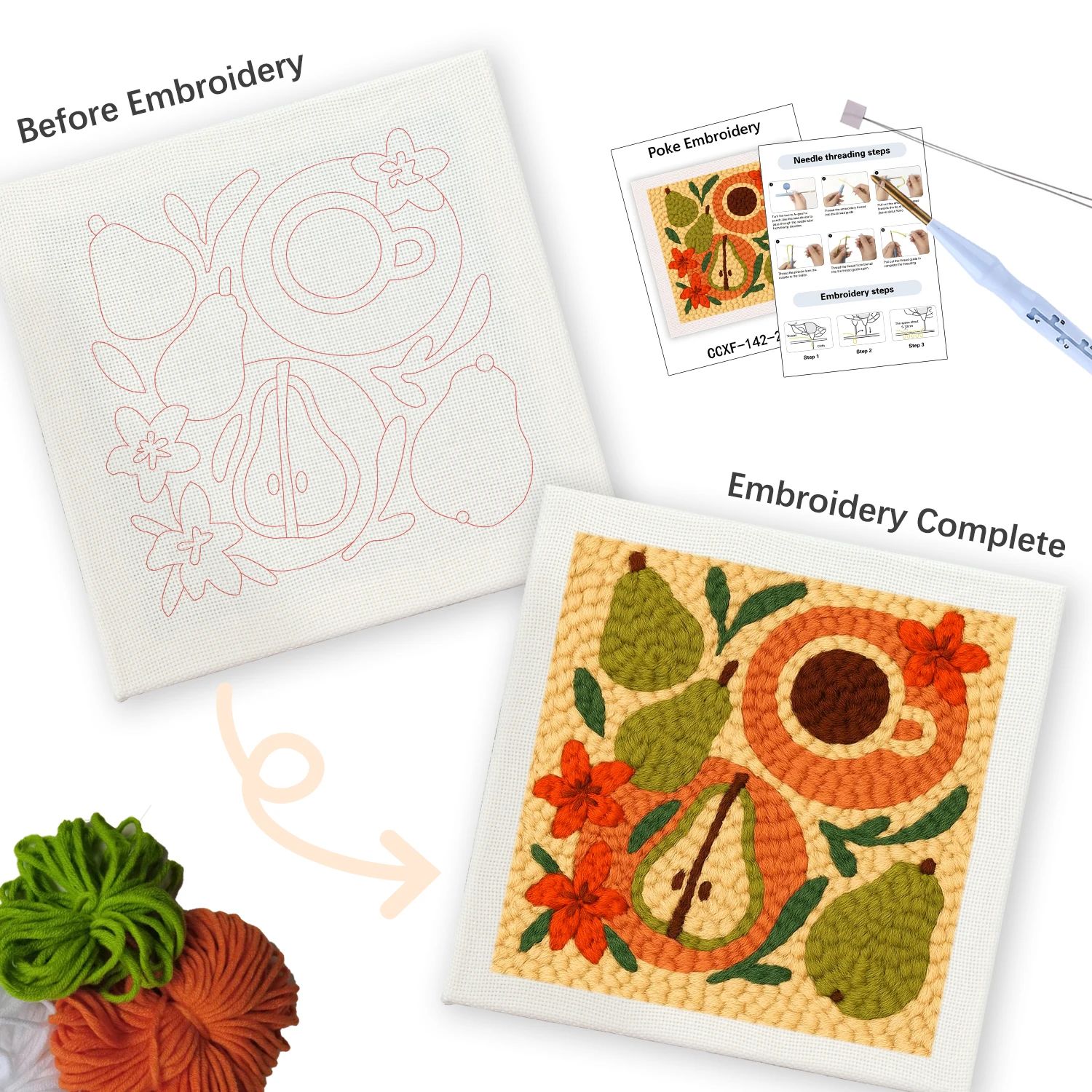 Kit de Agulha Mágica GATYZTORY - Embroidery Ideas For Bags avaliação e preço