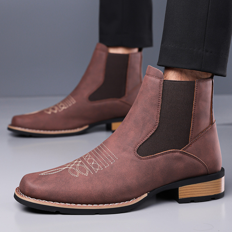 Botas Chelsea Masculinas de Al - Embroidery On Leather avaliação e preço