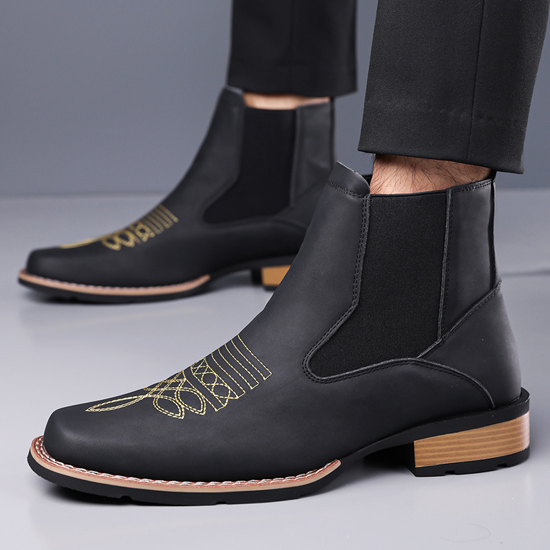 Botas Chelsea Masculinas de Lu - Embroidery On Leather avaliação e preço
