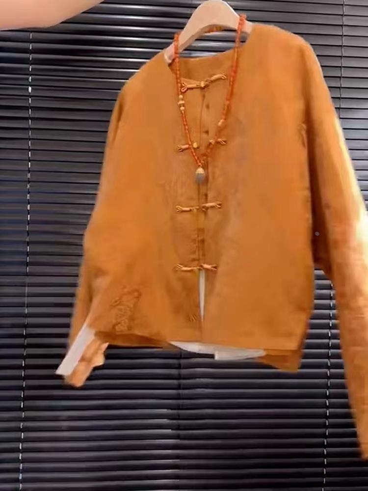 Novo Top de Seda Laranja de Al - Embroidery Youtube avaliação e preço