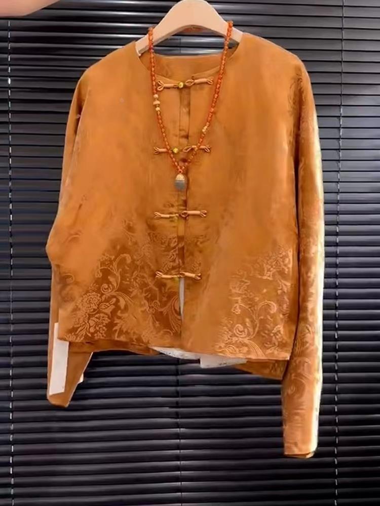 Novo Top de Seda Laranja de Al - Embroidery Youtube avaliação e preço