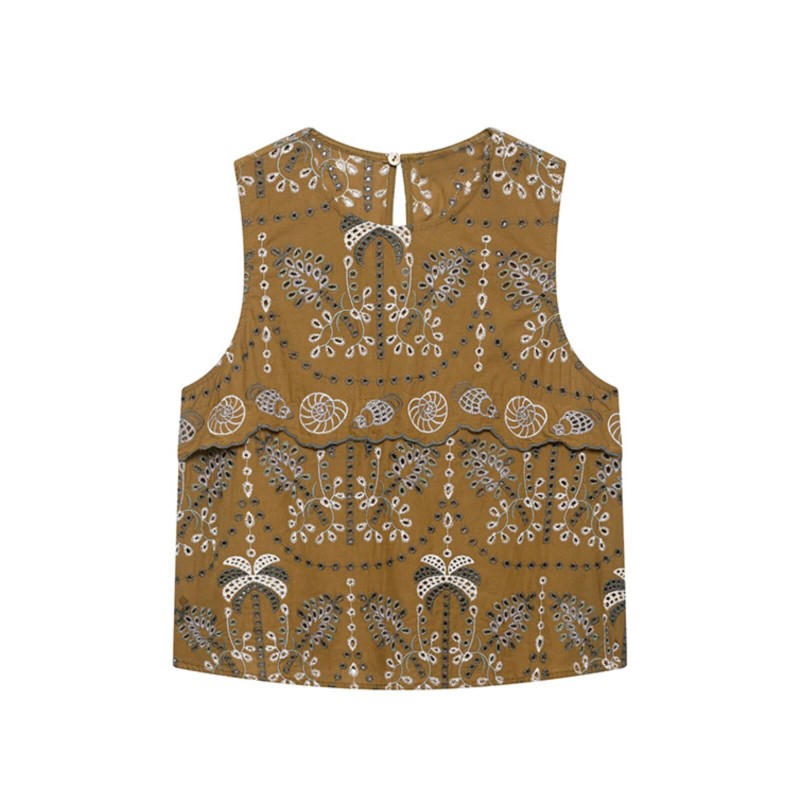 Conjunto Feminino de Saia Midi - Embroidery In The Piece avaliação e preço